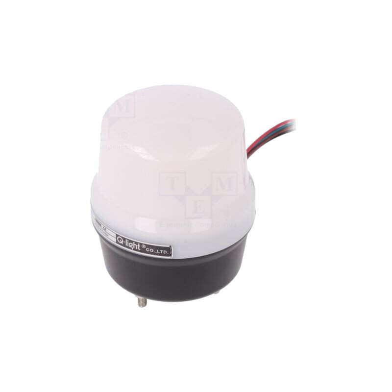Semnalizator: luminos şi acustic; 24VDC; buzer,lumină continuă