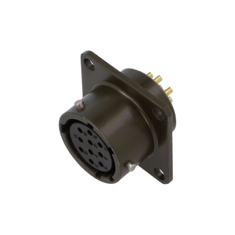 Conector: circular; soclu; mamă; PT/451; 7,5A; 600V; PIN: 10; drept