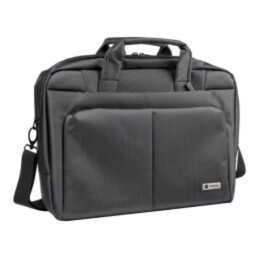 Laptop bag; graphite; polyester; Usable dim: 395x45x275mm; 15.6"