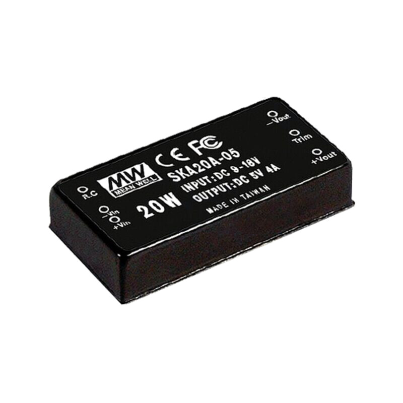 Convertor: DC/DC; 20W; Uintr: 18÷36VDC; Uieş: 12VDC; Iieş: 1666mA