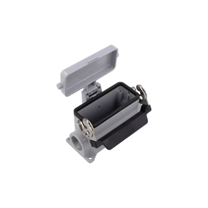 Enclosure for connectors: HDC; size 77.27; with latch; M25