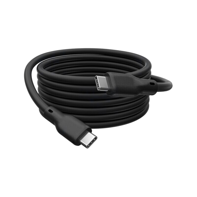 Cablu; USB 3.2; USB C mufă,din ambele părţi; nichelat; 2m; negru