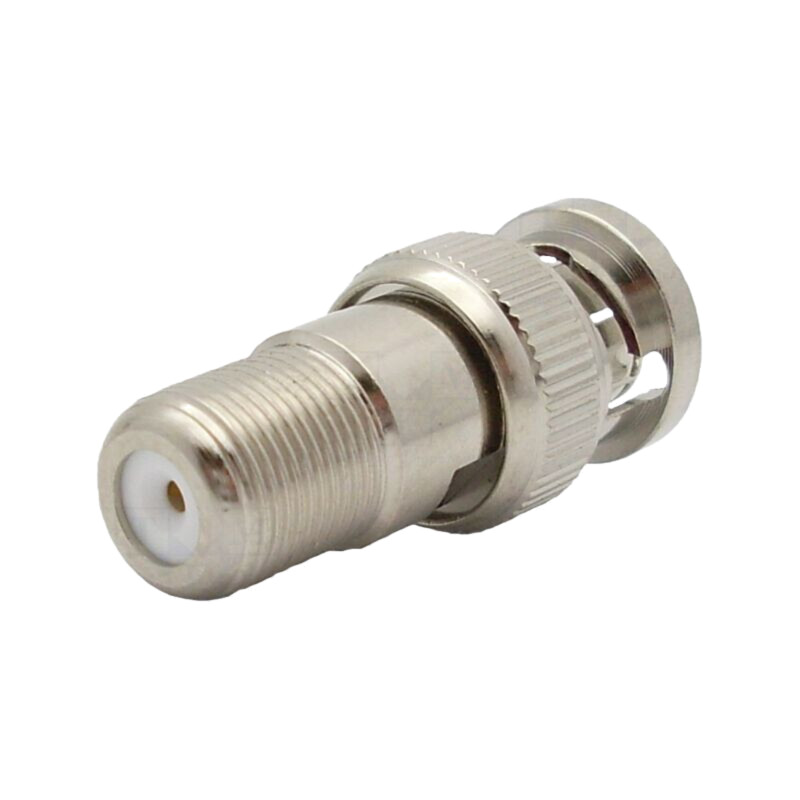 Adaptor; BNC tată,F mamă; Izolaţie: PTFE; 75Ω; alamă; 2GHz