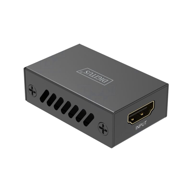Repeater; HDMI soclu x2,USB C soclu; HDCP 2.3,HDMI 2.1; neagră