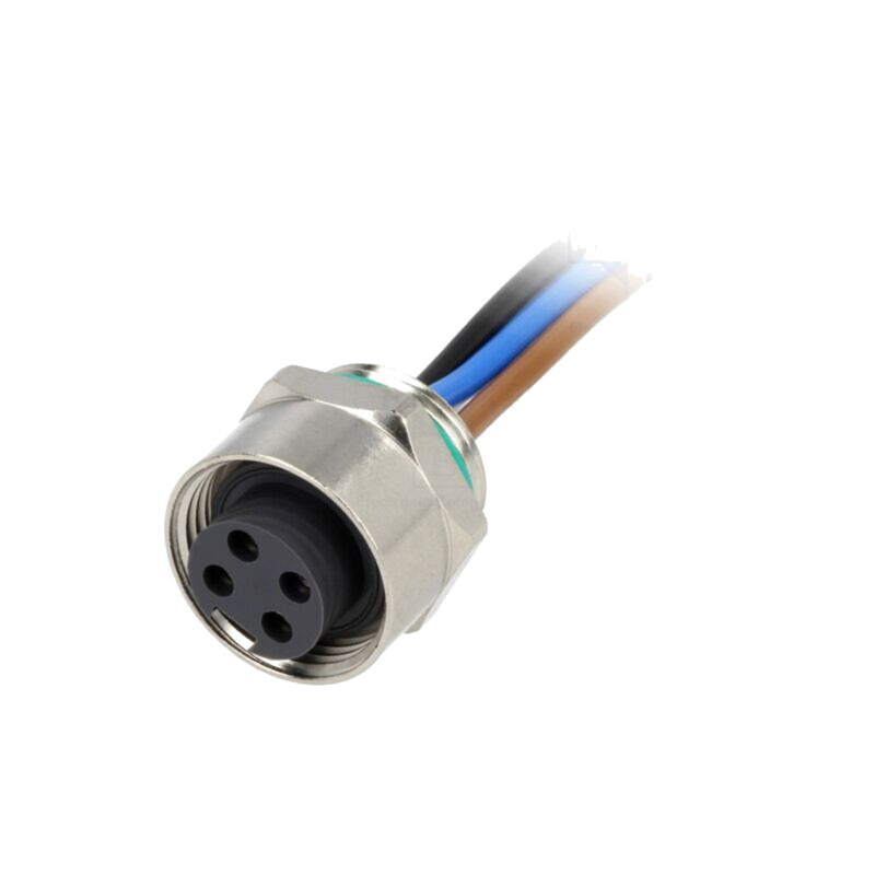 Conector: 7/8"; soclu; 0,5m; mamă; PIN: 4; drept; cu cabluri; IP67