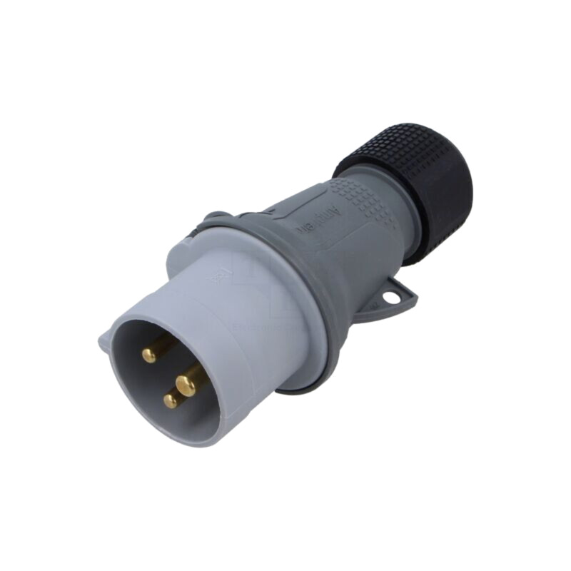 Conector: alimentare AC trifazate; IP&S; 16A; mufă; tată; PIN: 3