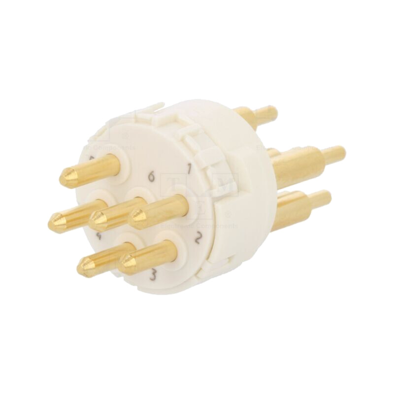 Conector: M23; inserturi de contact; PIN: 6; tată; THT; M23 Signal