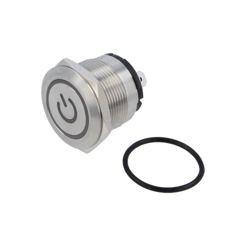 Comutator: anti-vandalism; Poz: 2; SPST; 20A/250VAC; IP67; OFF-ON