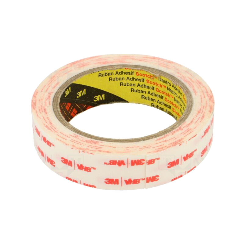 Bandă: de fixare; W: 25mm; L: 5,5m; Thk: 0,6mm; acril; albă; -35÷90°C