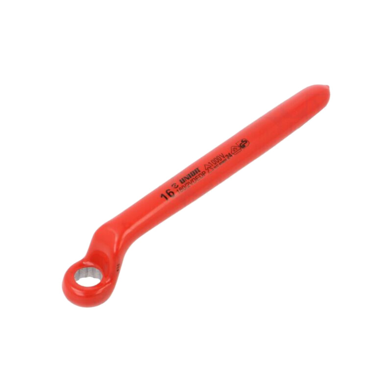 Cheie; izolată,cu o singură faţă,inelare,cotită; 16mm; L: 190mm