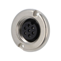 Conector: M25; soclu; mamă; Placare: argintat; 250V; 5A; 691; IP40