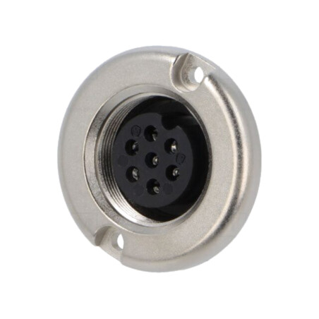 Conector: M25; soclu; mamă; Placare: argintat; 250V; 5A; 691; IP40