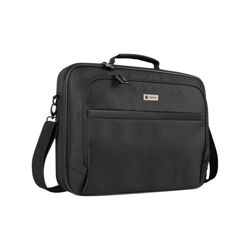 Laptop bag; black; poliester 600D; Usable dim: 370x40x285mm