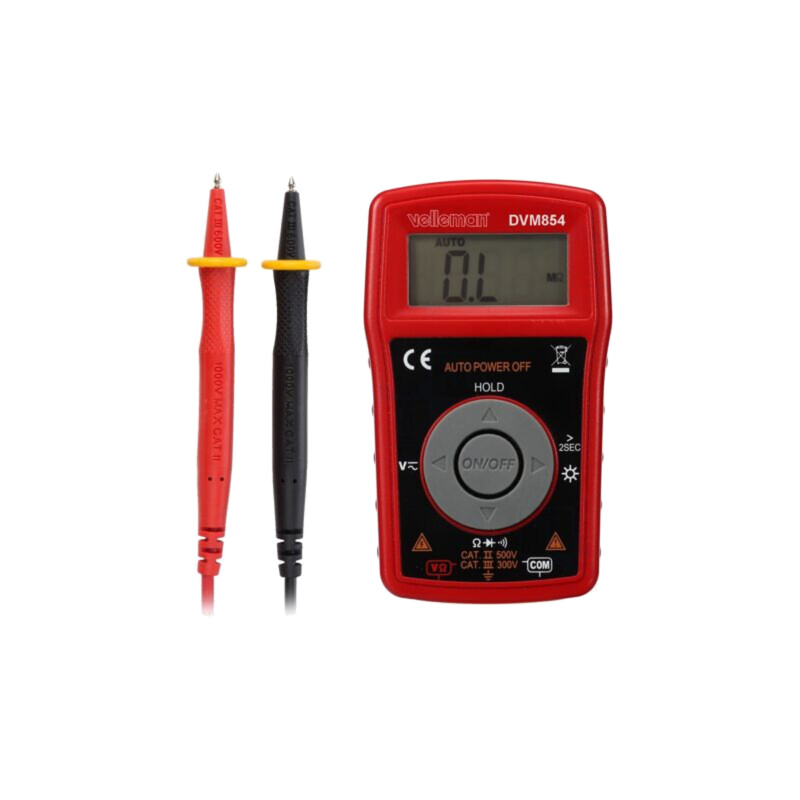 Multimetru digital; LCD; 3,5 cifre (1999); 40÷500Hz; 125x75x25mm