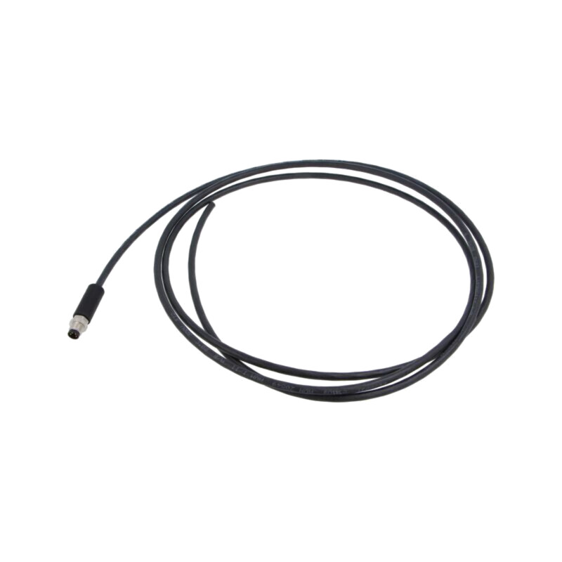 Cablu: pentru senzori/automatizări; M8; PIN: 4; ecranat,drept; 2m