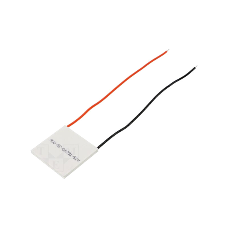 Modul: Peltier; 15,4V; 10A; 40x40x3,3mm; 88,9W; ceramică; 20AWG