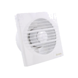 Ventilator: AC; axial; 230VAC; Ø118mm; 150m3/h; 46dBA; glisare; IPX4