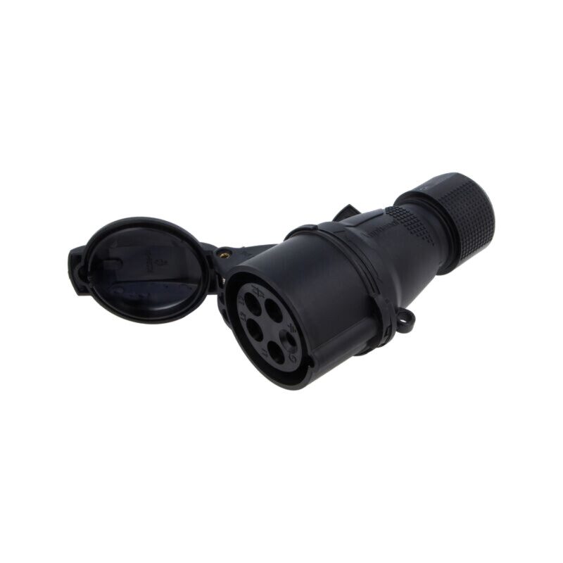 Conector: alimentare AC trifazate; IP&S; 16A; 415V; mufă; mamă