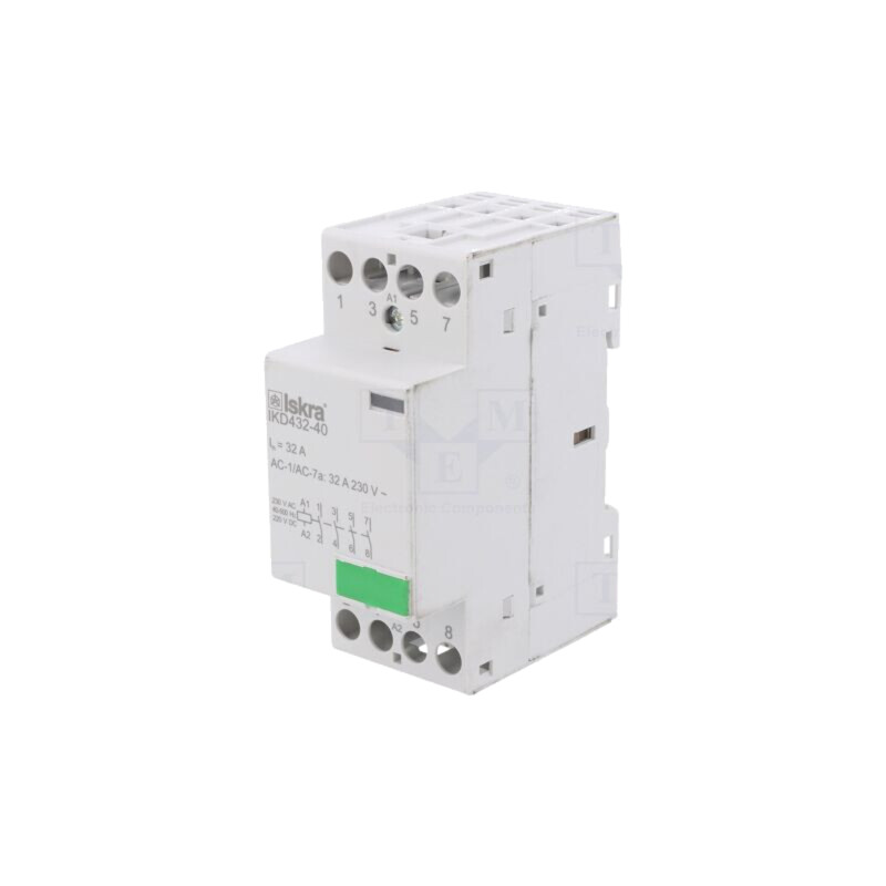 Contactor: 4-polar pt.instalaţii; 32A; 230VAC,220VDC; NO x4; IKD