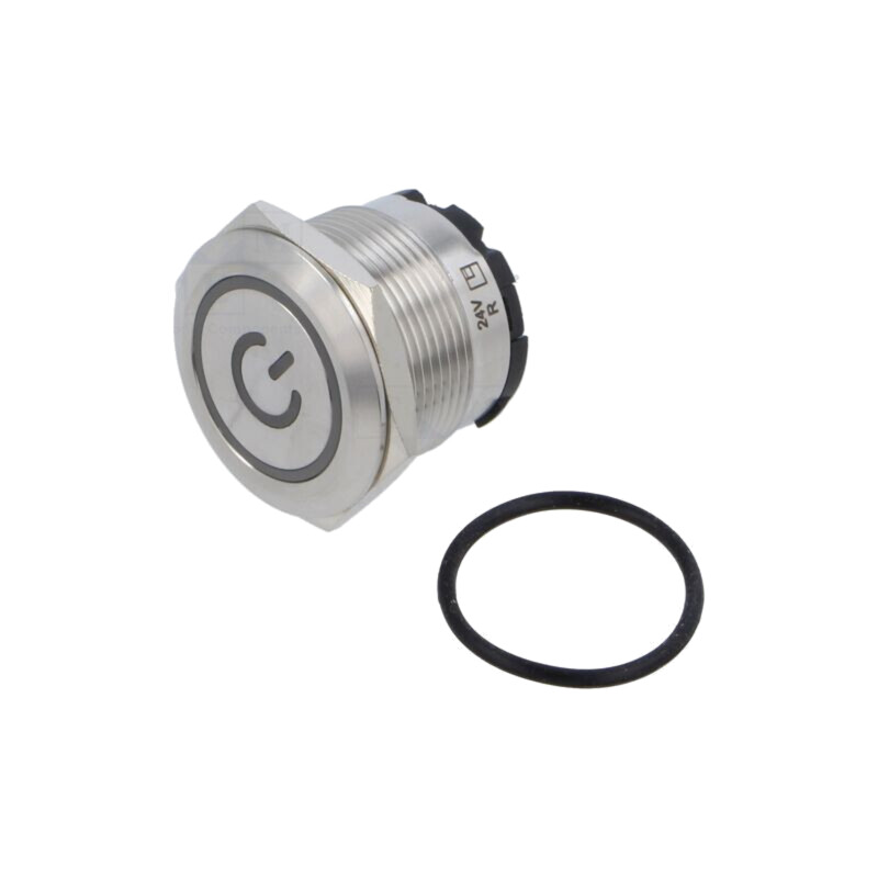 Comutator: anti-vandalism; Poz: 2; SPST; 20A/250VAC; IP67; OFF-(ON)