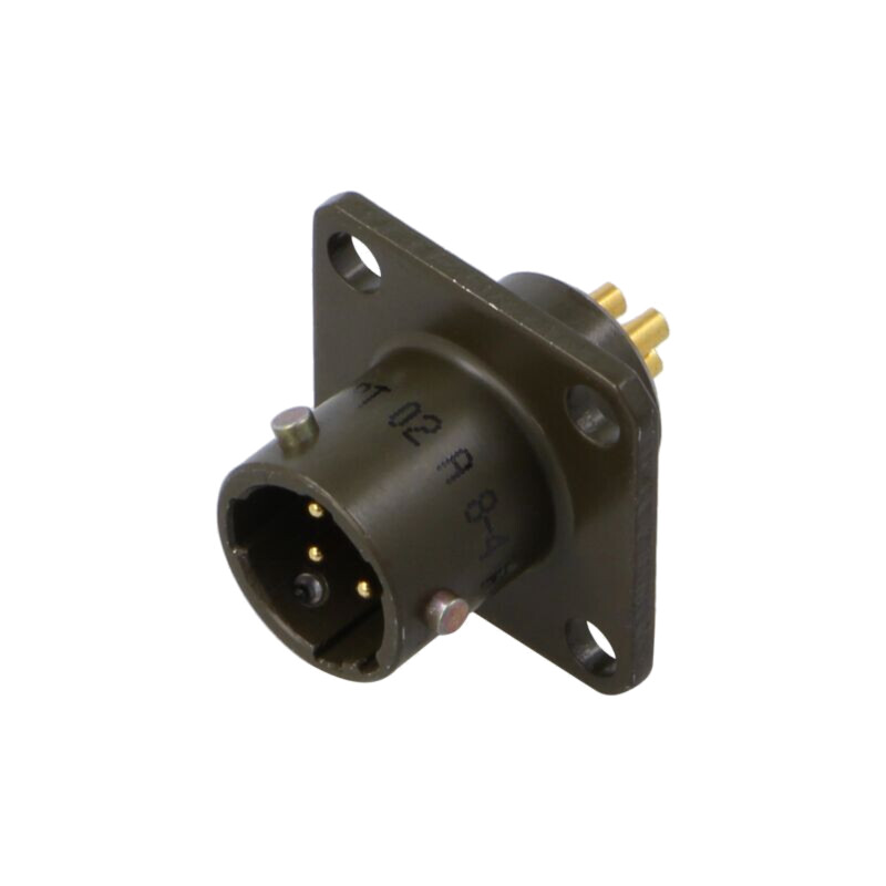 Conector: circular; soclu; tată; PT/451; 7,5A; 600V; PIN: 4; drept