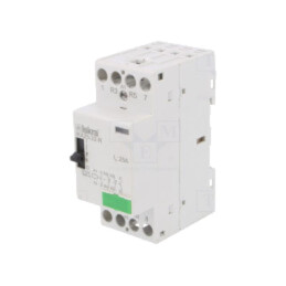 Contactor: 4-polar pt.instalaţii; 25A; 24VAC; NC x2 + NO x2