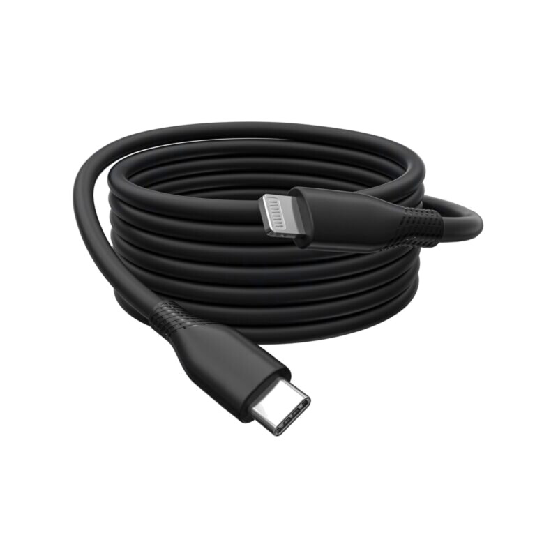 Cablu; USB 2.0; mufă Apple Lightning,USB C mufă; nichelat; 1m