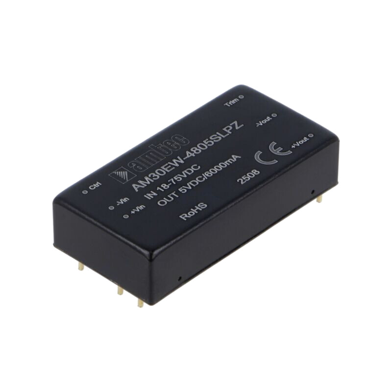 Convertor: DC/DC; 30W; Uintr: 18÷75VDC; Uieş: 5VDC; Iintr: 710mA