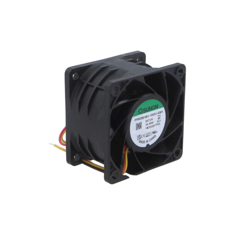 Ventilator: DC; axial; 12VDC; 60x60x38mm; 127,8m3/h; 73,1dBA; bilă
