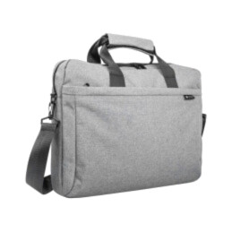 Laptop bag; grey; poliester 600D; Usable dim: 400x40x275mm; 15.6"