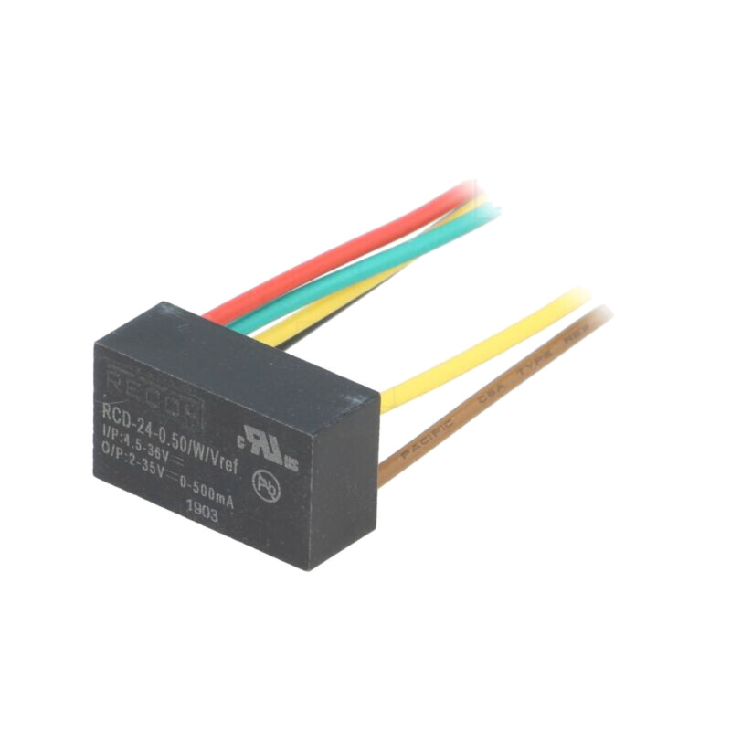 Convertor: DC/DC; Uintr: 4,5÷36VDC; Uieş: 2÷35VDC; Iieş: 500mA; LED
