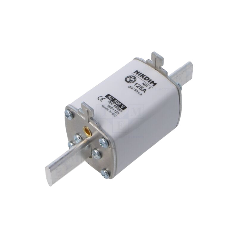 Siguranţă: siguranţă; 125A; 800VAC; gG; industrial; NH1