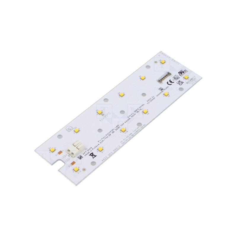 Baretă LED; W: 45mm; L: 146mm; Nr.diode: 12; CRImin: 70; 3000K; 530mA