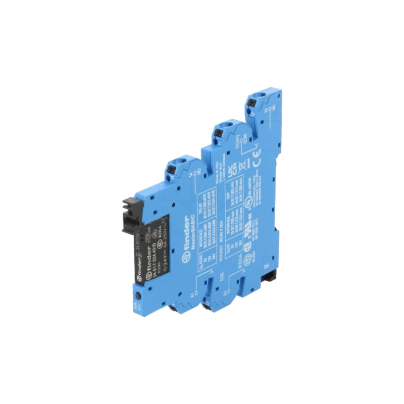 Releu: interfaţă; Ubobină: 24VAC,24VDC; 6A/250VAC; 6A/24VDC; 300VA