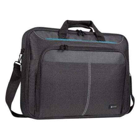 Laptop bag; black; poliester 600D; Usable dim: 400x90x290mm