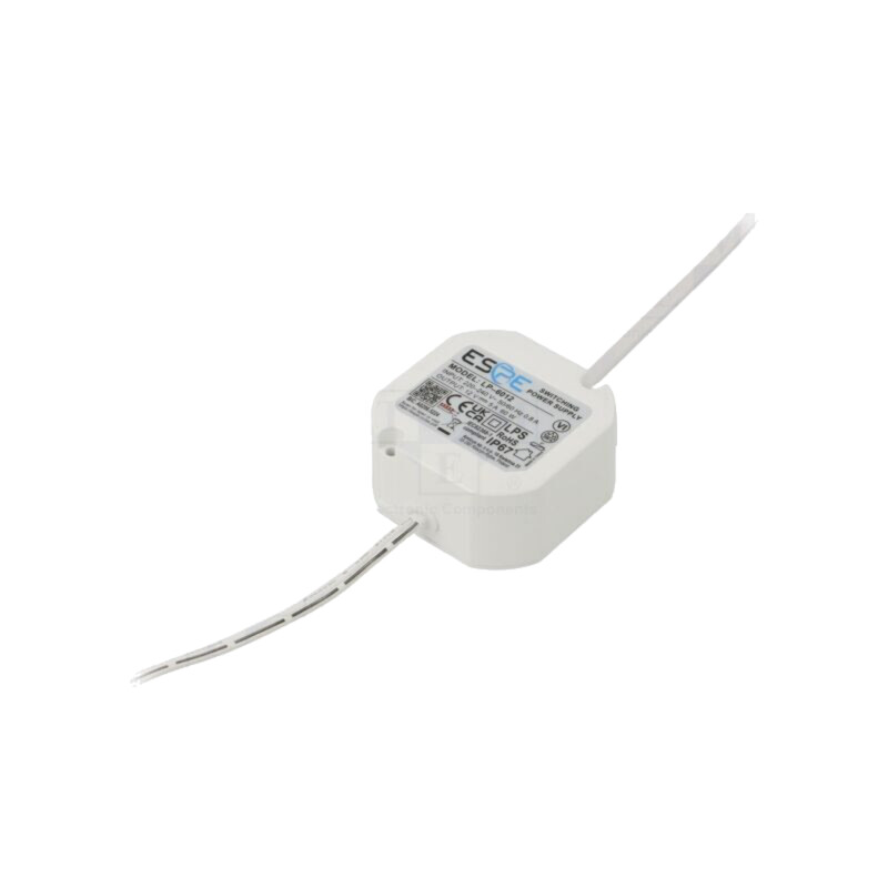 Alimentator: pulsatoriu; LED; 60W; 12VDC; 5A; 220÷240VAC; IP20; 89%
