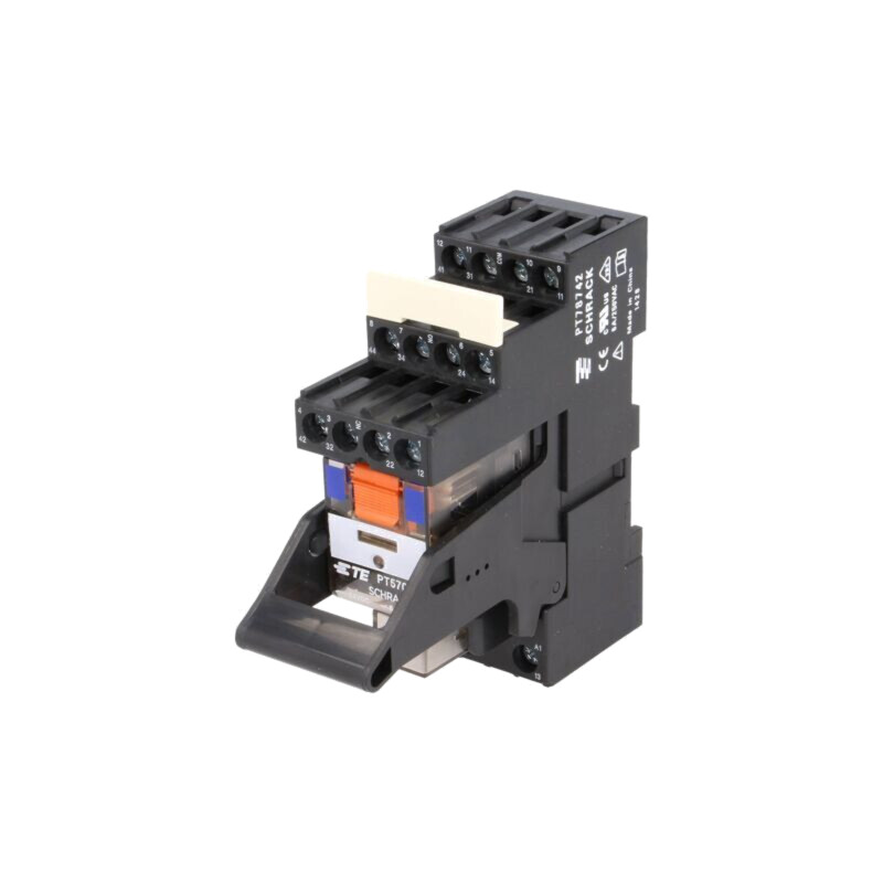 Releu: interfaţă; 4PDT; Ubobină: 24VDC; 6A; 6A/250VAC; 6A/30VDC