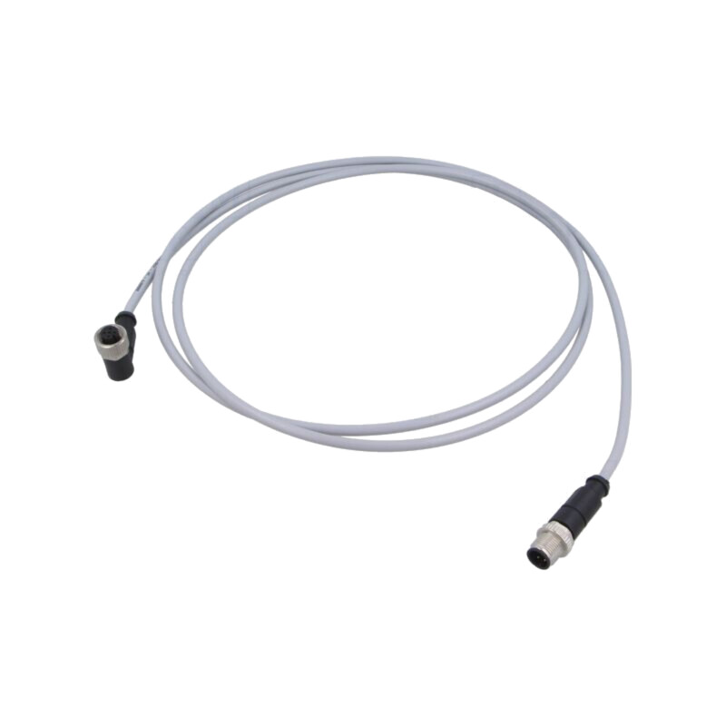 Cablu: pentru senzori/automatizări; PIN: 4; mufă; PVC; 2m
