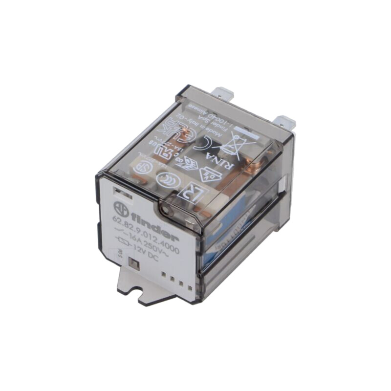 Releu: electromagnetic de putere; DPDT; Ubobină: 12VDC; 62.82