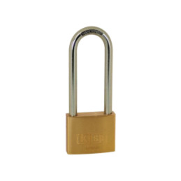 Lacăt; cu toartă; alamă; Protecţie: medie (nivel 6); A: 50mm; C: 8mm