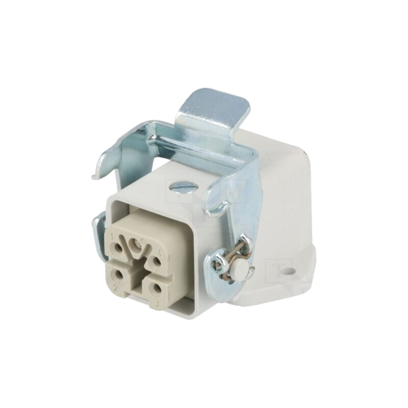 Conector: HDC; soclu; mamă; EPIC KIT; PIN: 5; 23A; 400V; 4+PE; 21x21mm