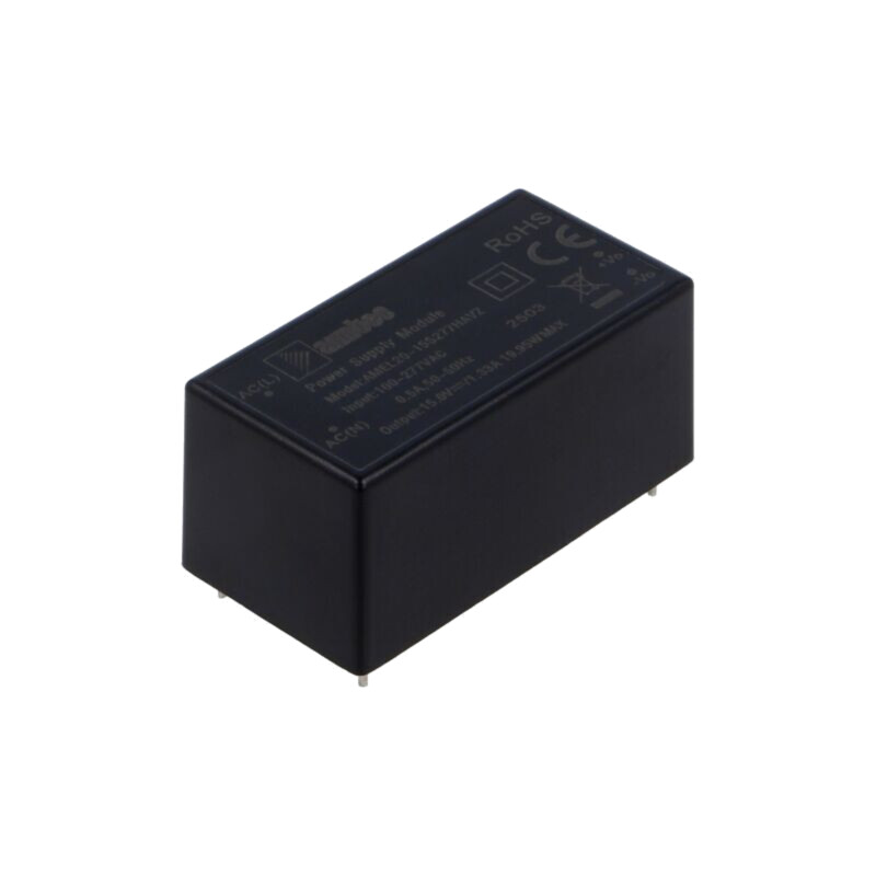 Convertor: AC/DC; 20W; Uintr: 85÷305VAC,100÷430VDC; Uieş: 15VDC