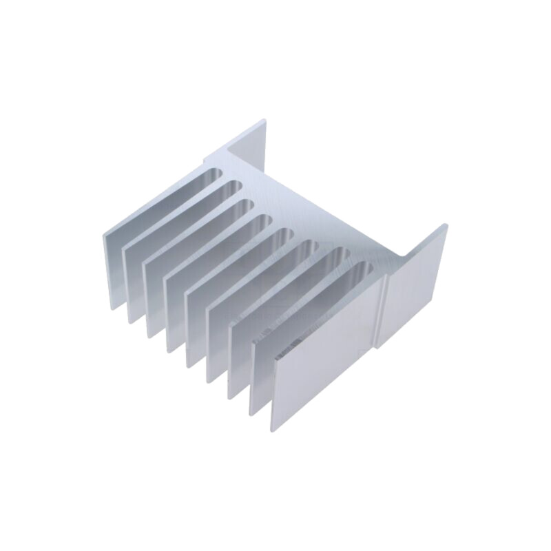 Radiator: extrudat; cu aripioare; aluminiu; L: 50mm; W: 114,2mm