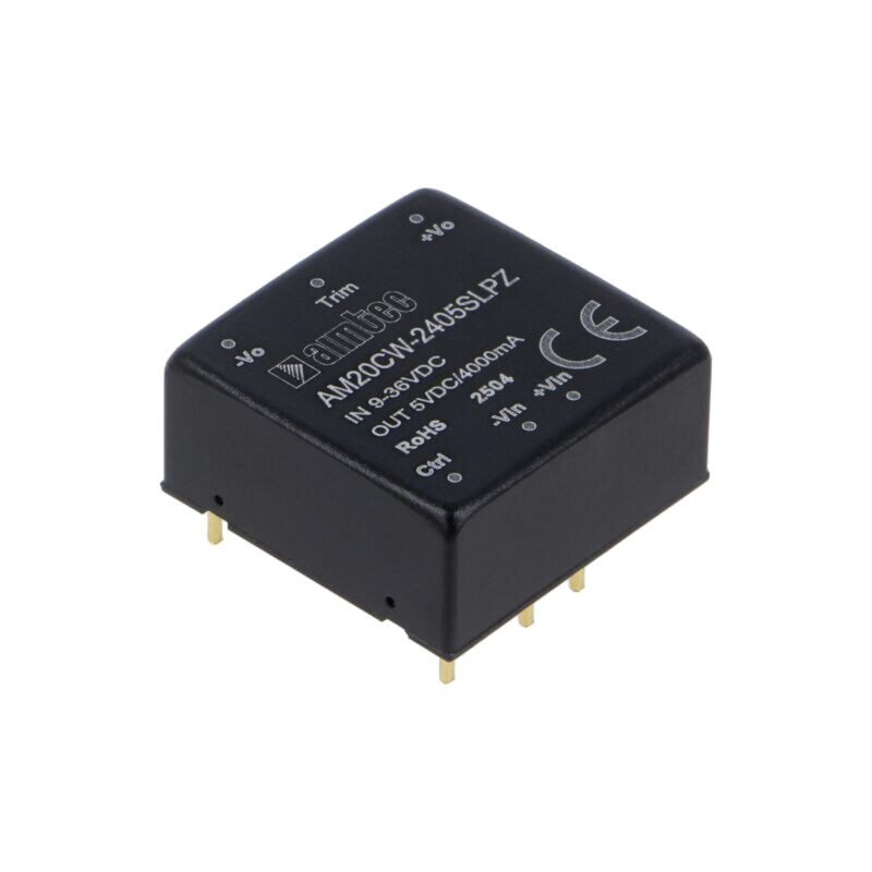 Convertor: DC/DC; 20W; Uintr: 9÷36VDC; Uieş: 5VDC; Iintr: 926mA; THT