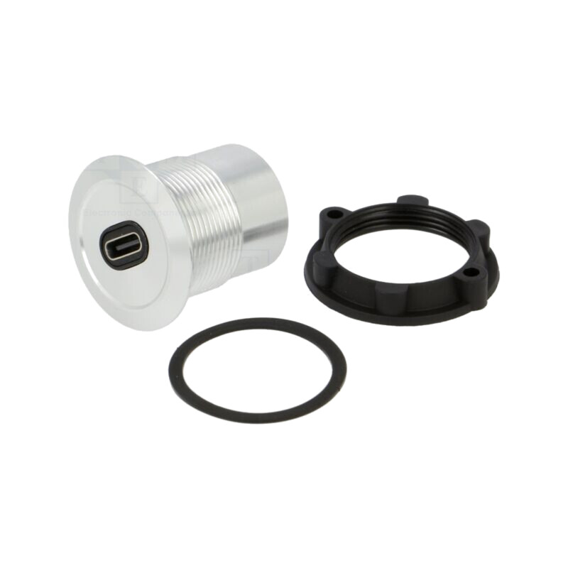 Adaptor; USB C soclu,din ambele părţi; Filet: M22; 1÷10mm