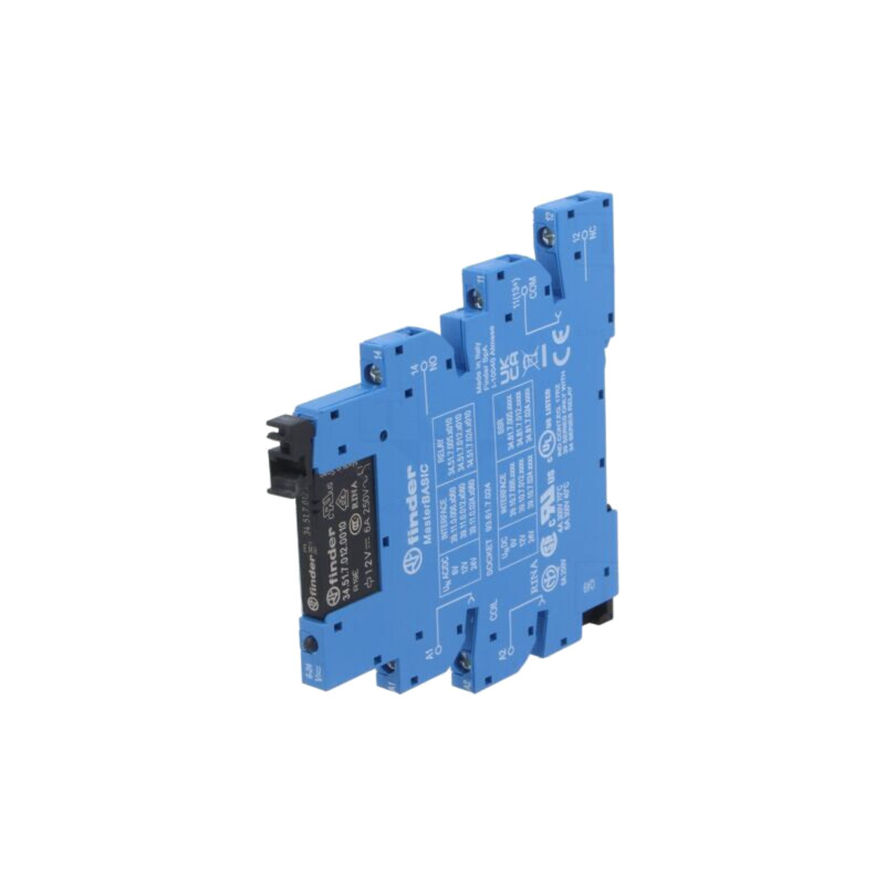 Releu: interfaţă; Ubobină: 12VAC,12VDC; 6A/250VAC; 6A/24VDC; 39.11