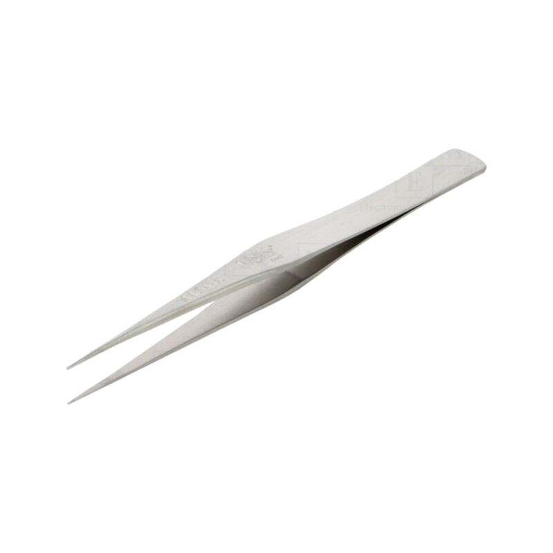 Pensetă; 125mm; pt.lucrări de precizie; Tip pensetă: drept