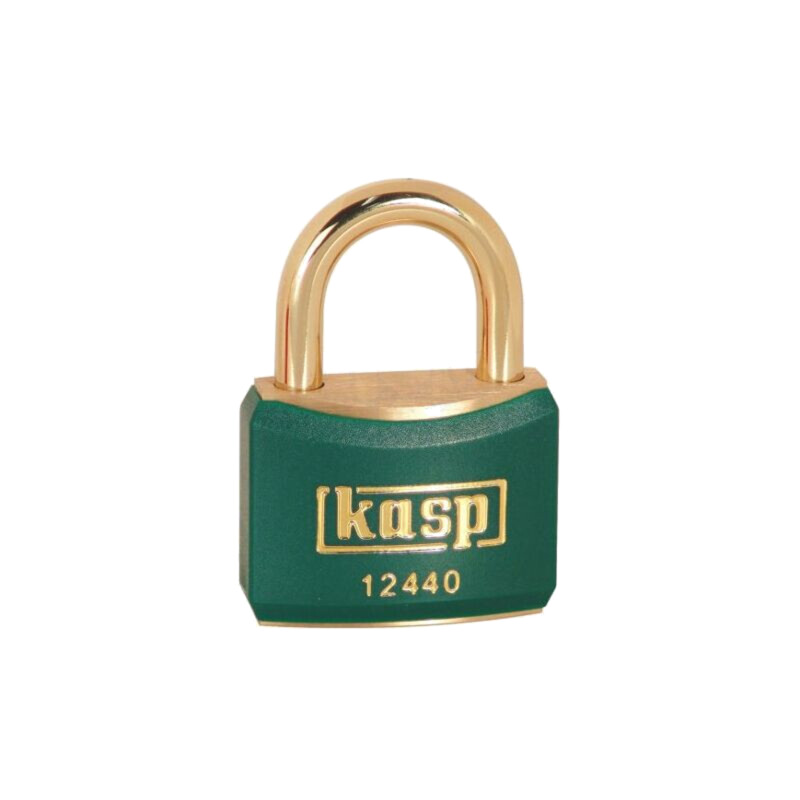 Lacăt; cu toartă; alamă; Protecţie: joasă (nivel 4); A: 40mm; verde