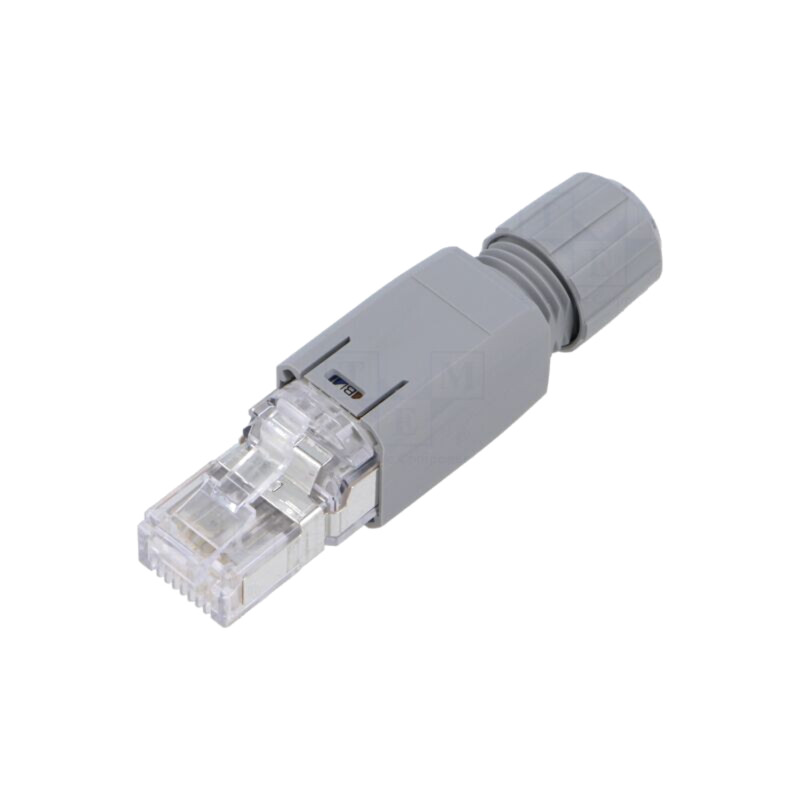 Conector: RJ45; mufă; PIN: 8; Cat: 5e; ecranat; 8p8c; 4,5÷8mm; drept