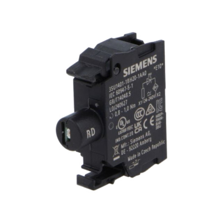Element de iluminare; 22mm; 3SU1.5; -25÷70°C; Ilum: LED; frontală
